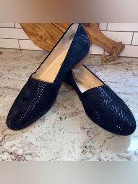 PAUL GREEN $125 4243-202 Navy Metallic EU 38.5 = US 8 (5.5UK)